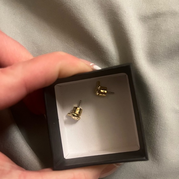 Coach Gold Mushroom Stud Earrings - Picture 4 of 6